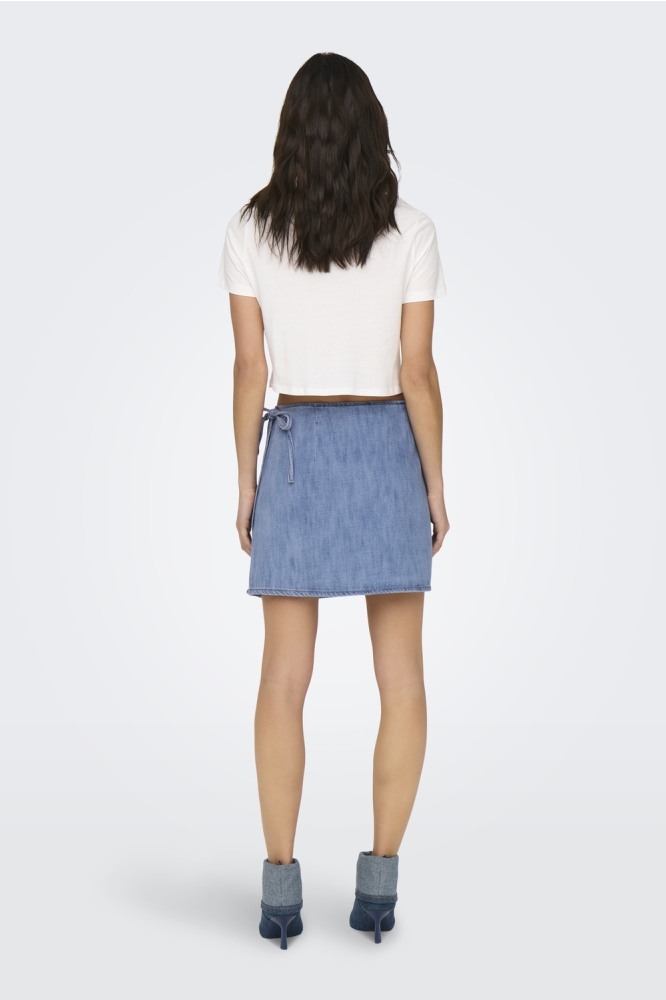 ONLNOELLE WRAP SKIRT DNM YOR 15327151 LIGHT BLUE DENIM